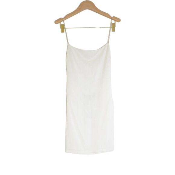 Gauge81 - NWT Hira Swarovski Crystal Strap Knit Mini Dress in Ivory / Size XS - Picture 1 of 12